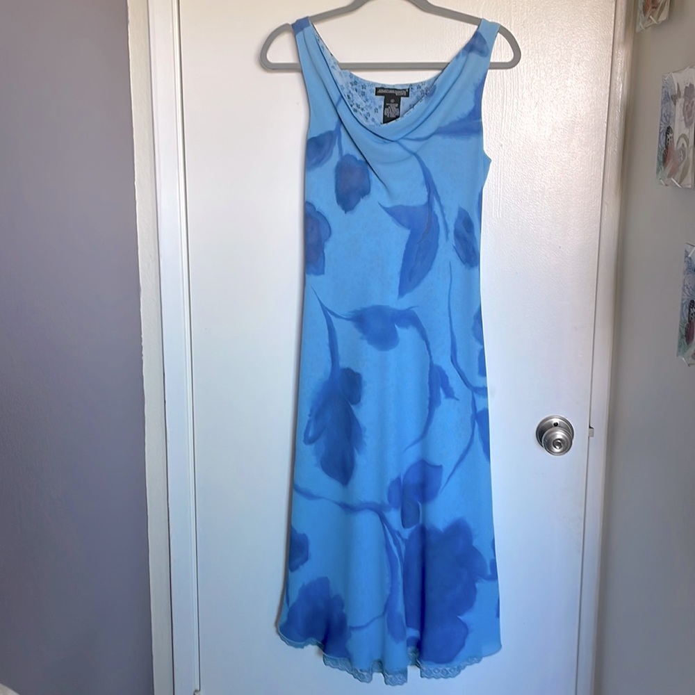 Jonathan Martin Studio scoop neck cocktail dress.